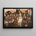 Héroe del clan Shimazu - Tsukioka Yoshitoshi — cuadro enmarcado en la pared