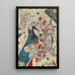 Momijigari - Tsukioka Yoshitoshi — cuadro enmarcado en la pared