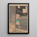 Moon of the Lonely House Hitotsuya no tsuki - Tsukioka Yoshitoshi — framed artwork on a wall
