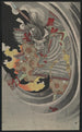 Nunobiki no Taki Akugenta Yoshihira no Naniwa Jir o Utsu - Tsukioka Yoshitoshi — vista de la obra