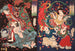 Seigen y Sakurahime Ange con dos niños - Tsukioka Yoshitoshi — vista de la obra
