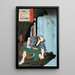 Shimobe Fudesuke - Tsukioka Yoshitoshi — framed artwork on a wall