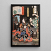 Shumitsu Kanja Yoshitaka reflejado en un ratón en un espejo - Tsukioka Yoshitoshi — cuadro enmarcado en la pared