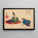 Sorori Shinzaemon y Hideyoshi - Tsukioka Yoshitoshi — cuadro enmarcado en la pared