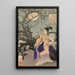 Sugawara no Michizane - Tsukioka Yoshitoshi — cuadro enmarcado en la pared