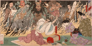 Tsukioka Yoshitoshi - The Fever of Taira no Kiyomori.webp