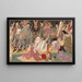 La Fièvre de Taira no Kiyomori - Tsukioka Yoshitoshi — framed artwork on a wall