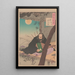 Las cuatro cuerdas de la luna Tsuki no yotsu no o - Tsukioka Yoshitoshi — cuadro enmarcado en la pared