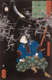 ya Tar Mitsukune observando esqueletos - Tsukioka Yoshitoshi — vista de la obra