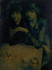 Dos mujeres en el café - Ubaldo Oppi — vista de la obra