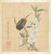 un pájaro y una rama de durazno en flor - Chen Hongshou — vista de la obra