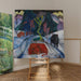 Reproducción del cuadro Un bisonte rojo en invierno - Franz Marc