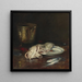 Un bacalao inglés - William Merritt Chase — cuadro enmarcado en la pared