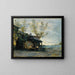 Reproduction of the painting of A Coffee at Vaugirard by Jean-Baptiste Camille Corot