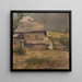 Un chalet en madera - Gustav Macoun — cuadro enmarcado en la pared