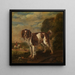 An English Springer Spaniel - Paulus Potter — framed artwork on a wall