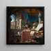 A scholar in his study - Thomas Wijck — framed artwork on a wall