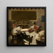 A man singing a serenade to a woman - Dan Content — framed artwork on a wall