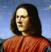 Un joven hombre - Piero di Cosimo — vista de la obra