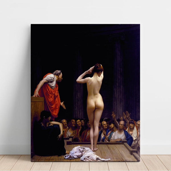 Reproduction of the painting Roman Slave Market - Jean-Léon Gérôme