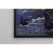 Reproducción del cuadro Un paisaje marino, la navegación a la luz de la luna - Claude Monet