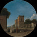 Un paisaje romano con figuras - Goffredo Wals — vista de la obra