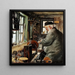 Un tornero a su tornero - Laurits Andersen Ring — cuadro enmarcado en la pared