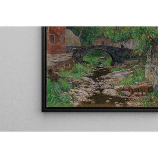 Un vieux pont de pierre - Alfred Zoff | Reproduction Tableau Décoration murale affiche copie