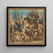 a Joyful Company - Jacob Jordaens — framed artwork on a wall
