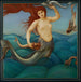 A Sea Nymph - Sir Edward Coley Burne-Jones — displayed in an interior