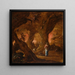 una bruja en un bosque rodeada de diablos - Jan Jansz Van Buesem — presentación mural de la obra