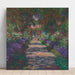 Reproducción del cuadro Un sendero en el jardín de Monet en Giverny - Claude Monet