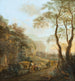 Una carreta en el paisaje - Taller de Jan Both — vista de la obra