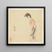 Una dama - Chen Hongshou — cuadro enmarcado en la pared