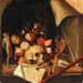 a Still Life Vanitas Trompe-l'œil Painting - Cornelius Norbertus Gijsbrechts — displayed in an interior