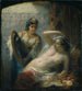 Una odalisca - Charles Louis Müller — vista de la obra