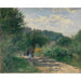 Reproduction of the painting A Road at Louveciennes - Pierre-Auguste Renoir