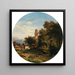 a scene in the lower Inn valley - Ludwig Halauska — wall display of the artwork