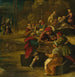 a scene from Virgil's Aeneid from the frieze of Alfonso I d'Este in the alabaster cabinet - Dosso Dossi — artwork view