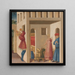 Una escena de la leyenda de San Nicolás de Bari - Neri di Bicci — cuadro enmarcado en la pared