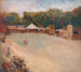 Una noche de verano en la feria en el parque de ciervos al norte de Copenhague - Fridolin Johansen — vista de la obra
