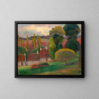 Reproduction tableau | Ferme en Bretagne de Paul Gauguin | Poster - Toile - Aluminium