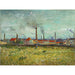 Reproducción del cuadro Fábricas en Clichy - Vincent van Gogh