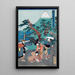 Acto VIII Procesión Nupcial de Konami - Utagawa Kunisada Toyokuni III — cuadro enmarcado en la pared