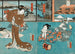 Actores en los papeles de Toriyama Shôsaku y Uba Akishino - Utagawa Kunisada Toyokuni III — vista de la obra