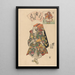 Band Mitsugor en el papel de la divinidad vendedora de dulzuras - Utagawa Kunisada Toyokuni III — cuadro enmarcado en la pared
