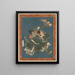 Ichikawa Danjūrō VII como I no Hayata - Utagawa Kunisada Toyokuni III — cuadro enmarcado en la pared