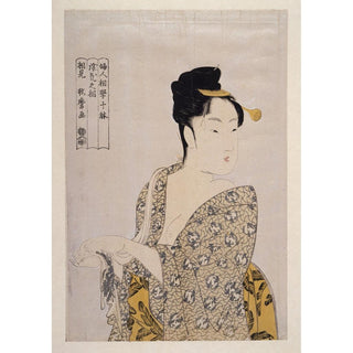 Uwaki The Fancy-Free Type - Kitagawa Utamaro | Reproduction Tableau Décoration murale affiche copie
