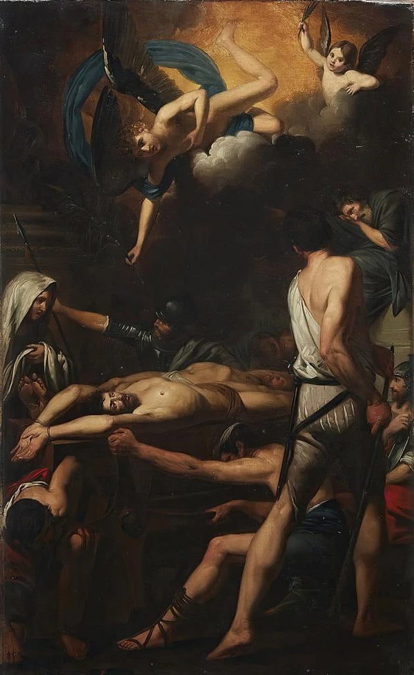 Valentin de Boulogne - tude pour Le Martyre de Saint Procs et Saint Martinien.webp