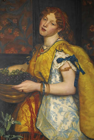 Valentine Cameron Prinsep - A Girl Carrying Grapes.webp
